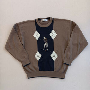 John Ashford Golf Argyle Sweater